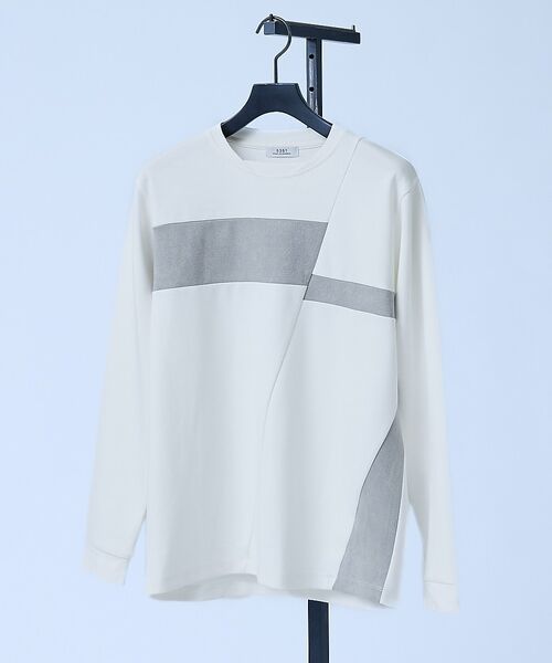 5351POUR LES HOMMES / 5351プール・オム Tシャツ | コンビネーション スエード 長袖Tシャツ【予約】 | 詳細13