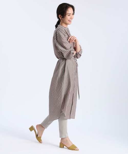 セール ストライプロングシャツ ミニ丈 ひざ丈ワンピース 7 Idconcept セブンアイディーコンセプト ファッション通販 タカシマヤファッションスクエア
