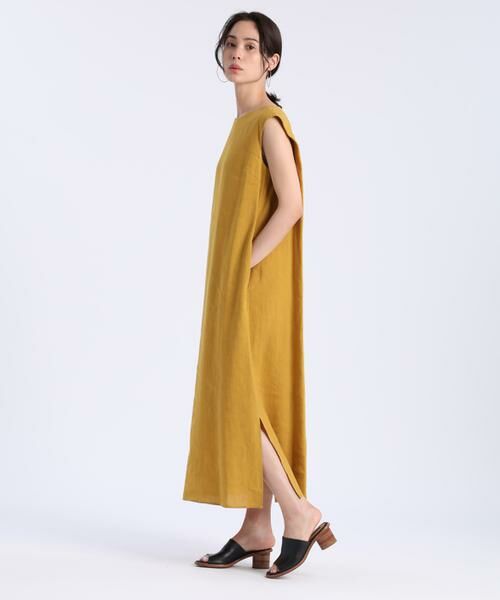 セール 大きいサイズ リネン混ロングワンピース ロング マキシ丈ワンピース 7 Idconcept セブンアイディーコンセプト ファッション通販 タカシマヤファッションスクエア