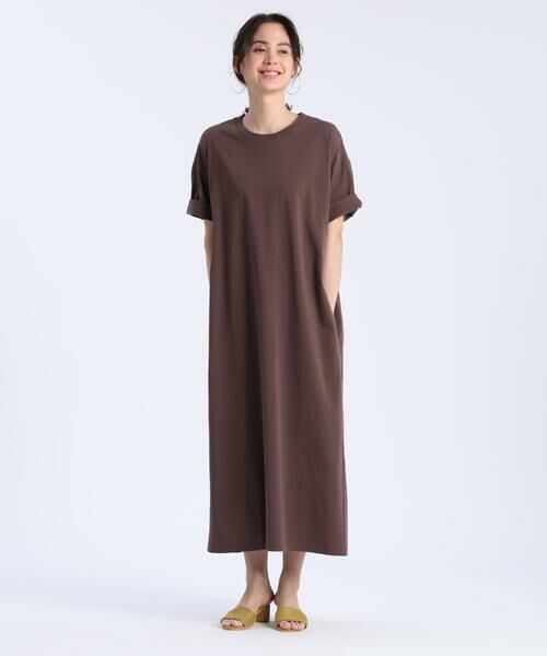 セール 大きいサイズ マキシtシャツワンピース ロング マキシ丈ワンピース 7 Idconcept セブンアイディーコンセプト ファッション通販 タカシマヤファッションスクエア