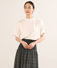 《大きいサイズ》ハイネックTシャツ《SUPER COOL TOUCH COTTON》