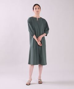 7-IDconcept / セブンアイディーコンセプト ミニ丈・ひざ丈ワンピース | ギャザースリーブワンピース