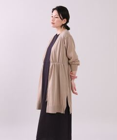 7-IDconcept / セブンアイディーコンセプト カーディガン・ボレロ | 《大きいサイズ》ドライタッチロングカーディガン