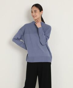 7-IDconcept / セブンアイディーコンセプト ニット・セーター | モックネックカラーニット