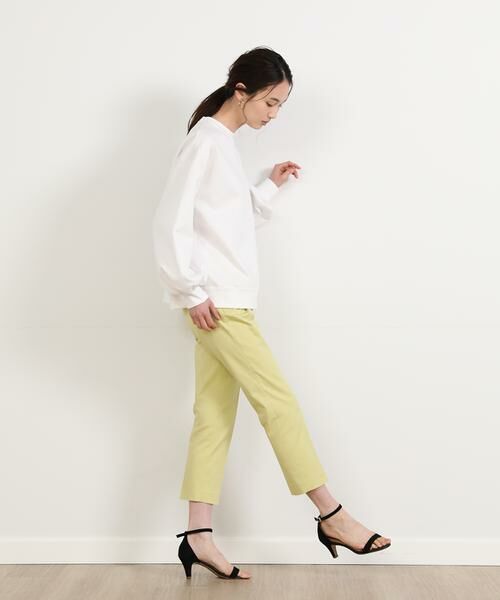 7-IDconcept / セブンアイディーコンセプト ショート・ハーフ・半端丈パンツ | ベーシックコットンストレートパンツ | 詳細3