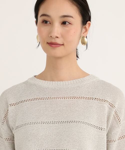 7-IDconcept / セブンアイディーコンセプト ニット・セーター | 《大きいサイズ》ボートネックニット | 詳細11