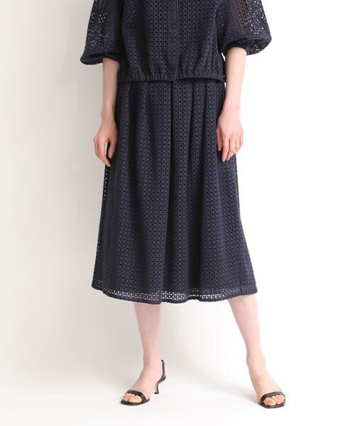 7-IDconcept / セブンアイディーコンセプト ミニ・ひざ丈スカート | レースタックスカート | 詳細12