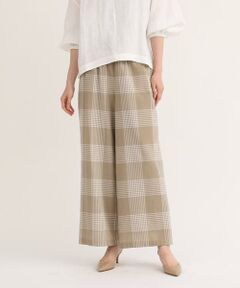 7-IDconcept / セブンアイディーコンセプト その他パンツ | 《大きいサイズ》ドロストイージーチェックパンツ