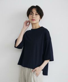 《大きいサイズ》ハーフスリーブTシャツ《SUPER COOL TOUCH COTTON》