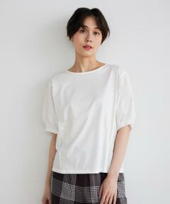 《大きいサイズ》ドッキングカットソー《SUPER COOL TOUCH COTTON》