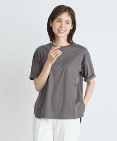 ラウンドヘムTシャツ《SUPER COOL TOUCH COTTON》