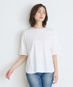 ラウンドヘムTシャツ《SUPER COOL TOUCH COTTON》