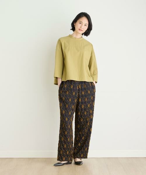 7-IDconcept / セブンアイディーコンセプト シャツ・ブラウス | スタンドカラーハーフスリーブブラウス | 詳細3