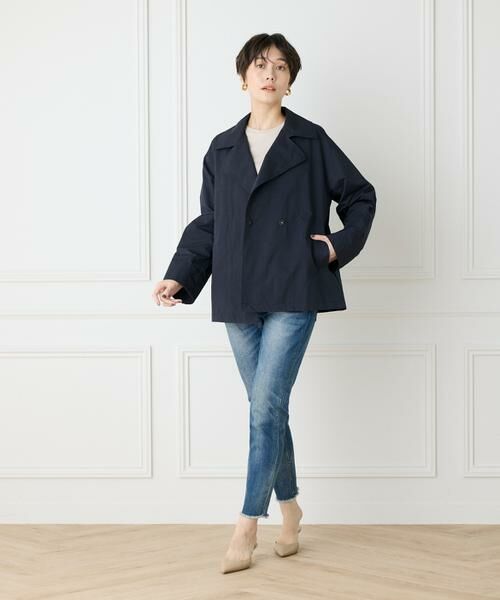 7-IDconcept / セブンアイディーコンセプト その他アウター | ドロップショルダーハーフコート | 詳細5