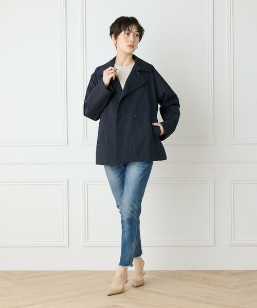 7-IDconcept / セブンアイディーコンセプト その他アウター | ドロップショルダーハーフコート | 詳細6