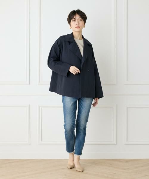 7-IDconcept / セブンアイディーコンセプト その他アウター | ドロップショルダーハーフコート | 詳細7