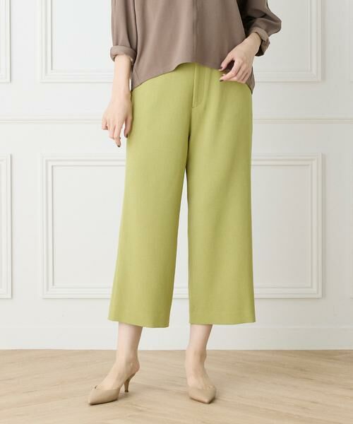 7-IDconcept / セブンアイディーコンセプト その他パンツ | ストレッチワイドクロップドパンツ | 詳細1