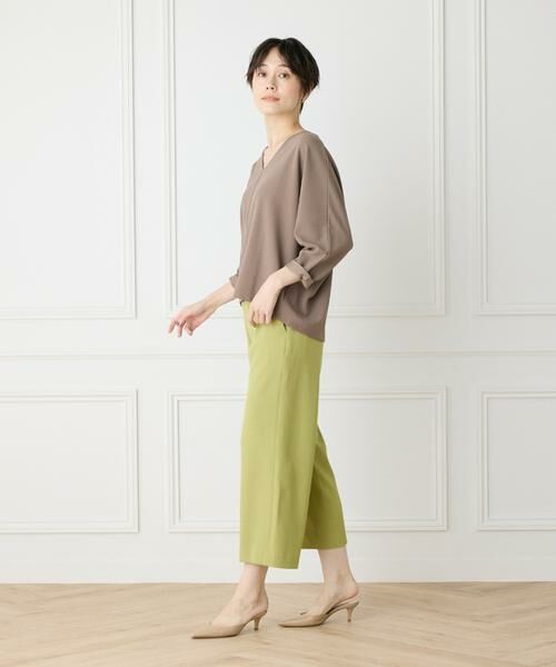 7-IDconcept / セブンアイディーコンセプト その他パンツ | ストレッチワイドクロップドパンツ | 詳細3