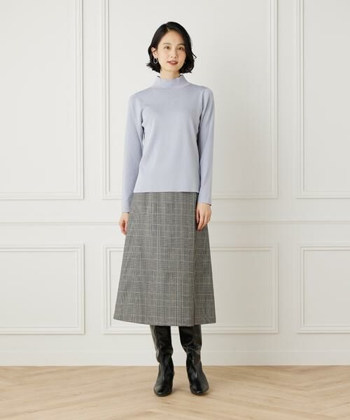 7-IDconcept / セブンアイディーコンセプト ニット・セーター | 《大きいサイズ》ベーシックハイネックニット | 詳細11