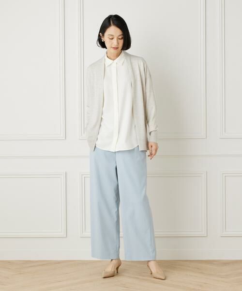 7-IDconcept / セブンアイディーコンセプト カーディガン・ボレロ | 《大きいサイズ》エクストラファインウールロングカーディガン | 詳細13