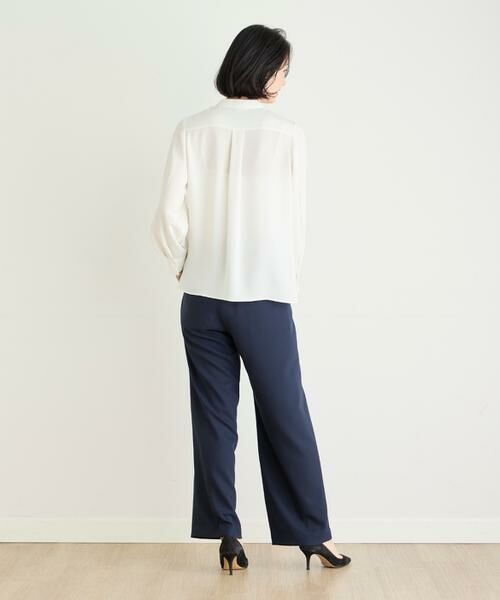 7-IDconcept / セブンアイディーコンセプト シャツ・ブラウス | 《大きいサイズ》スタンドカラーブラウス | 詳細19