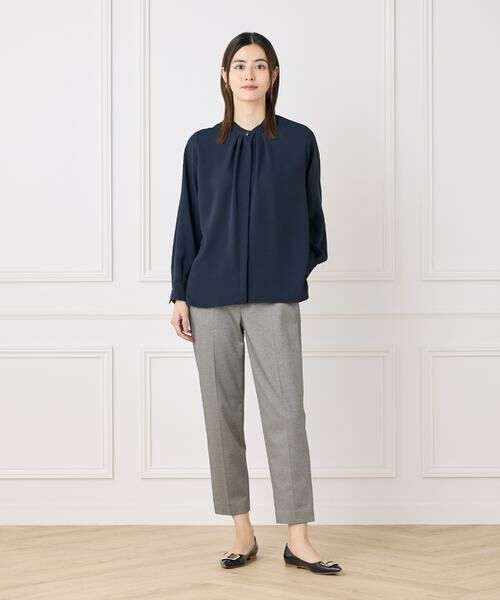 7-IDconcept / セブンアイディーコンセプト シャツ・ブラウス | 《大きいサイズ》スタンドカラーブラウス | 詳細20