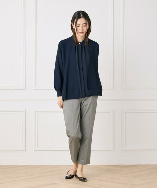 7-IDconcept / セブンアイディーコンセプト シャツ・ブラウス | 《大きいサイズ》スタンドカラーブラウス | 詳細21