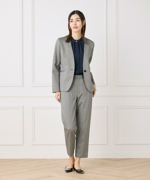 7-IDconcept / セブンアイディーコンセプト シャツ・ブラウス | 《大きいサイズ》スタンドカラーブラウス | 詳細24