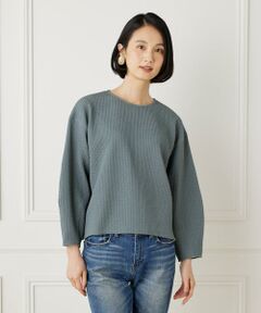 7-IDconcept / セブンアイディーコンセプト カットソー | バルーンスリーブワッフルカットソー