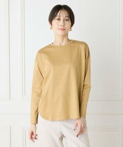 7-IDconcept / セブンアイディーコンセプト Tシャツ | 《大きいサイズ》スーピマコットンロングTシャツ