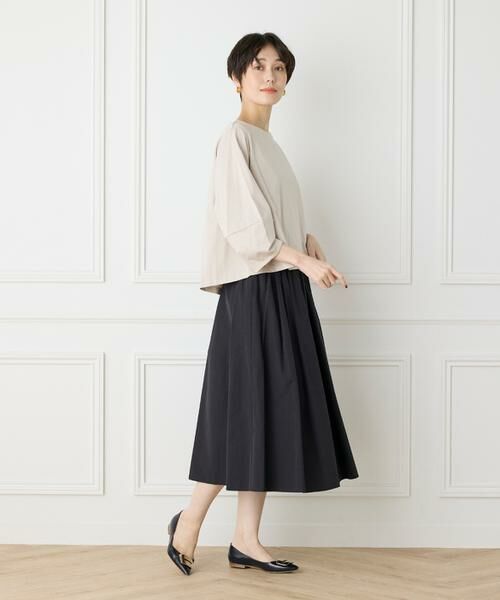 7-IDconcept / セブンアイディーコンセプト カットソー | 《大きいサイズ》スーピマコットンボリューム袖カットソー | 詳細10