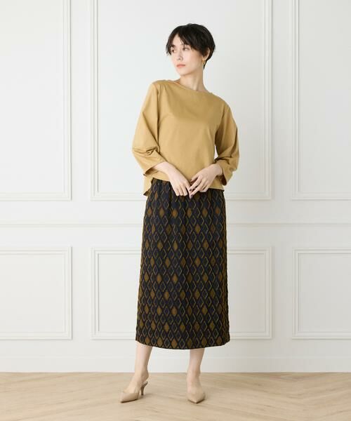 7-IDconcept / セブンアイディーコンセプト カットソー | 《大きいサイズ》スーピマコットンボリューム袖カットソー | 詳細2