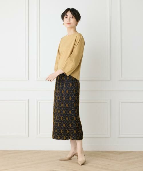 7-IDconcept / セブンアイディーコンセプト カットソー | 《大きいサイズ》スーピマコットンボリューム袖カットソー | 詳細3