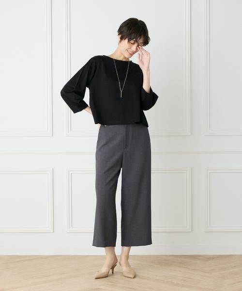 7-IDconcept / セブンアイディーコンセプト カットソー | 《大きいサイズ》スーピマコットンボリューム袖カットソー | 詳細6