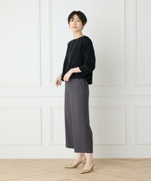 7-IDconcept / セブンアイディーコンセプト カットソー | 《大きいサイズ》スーピマコットンボリューム袖カットソー | 詳細7