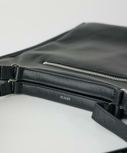 7-IDconcept / セブンアイディーコンセプト トートバッグ | カウレザーシンプルデザイン薄マチトート | 詳細14