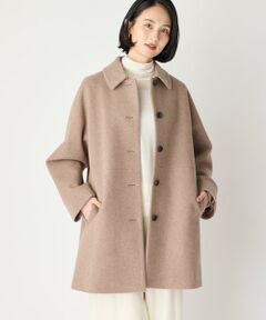 ステンカラーコート《Super110's Wool》