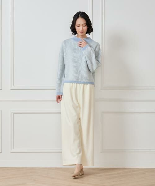 7-IDconcept / セブンアイディーコンセプト ニット・セーター | ヘリンボーンハイネックニット | 詳細7