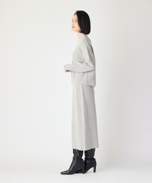 7-IDconcept / セブンアイディーコンセプト ミニ・ひざ丈スカート | ストレートニットスカート | 詳細24