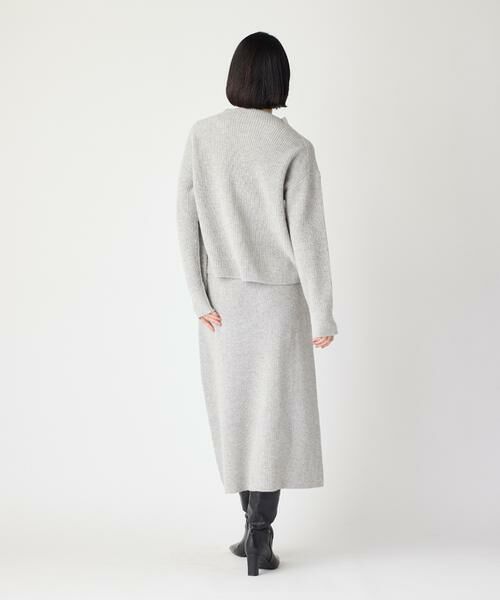 7-IDconcept / セブンアイディーコンセプト ミニ・ひざ丈スカート | ストレートニットスカート | 詳細25