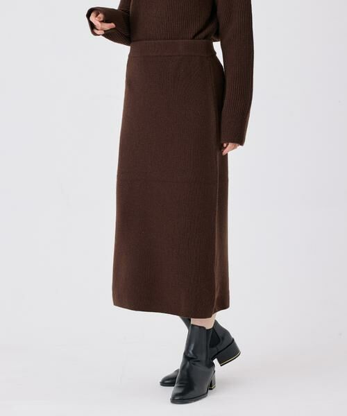 7-IDconcept / セブンアイディーコンセプト ミニ・ひざ丈スカート | ストレートニットスカート | 詳細26