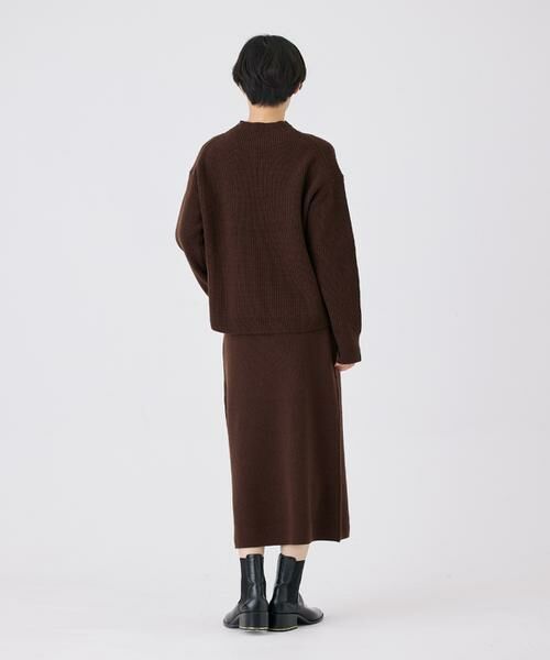 7-IDconcept / セブンアイディーコンセプト ミニ・ひざ丈スカート | ストレートニットスカート | 詳細17