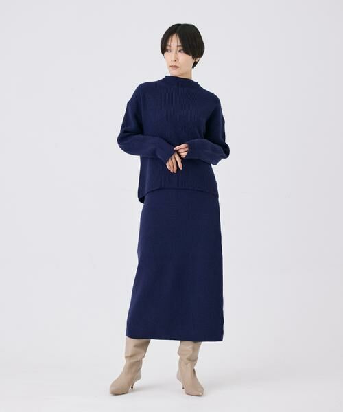 7-IDconcept / セブンアイディーコンセプト ミニ・ひざ丈スカート | ストレートニットスカート | 詳細18