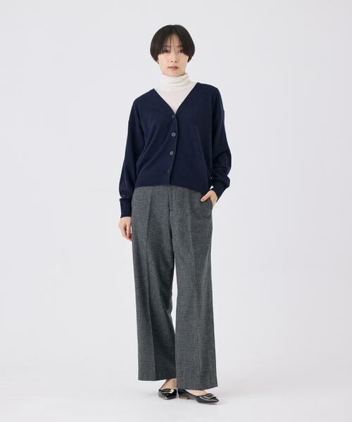7-IDconcept / セブンアイディーコンセプト カーディガン・ボレロ | ウールブレンドVネックカーディガン | 詳細9
