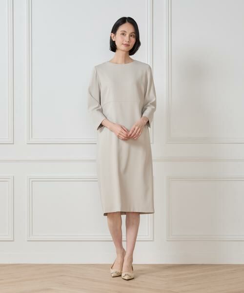 7-IDconcept / セブンアイディーコンセプト ミニ丈・ひざ丈ワンピース | 7分袖ワンピース | 詳細17