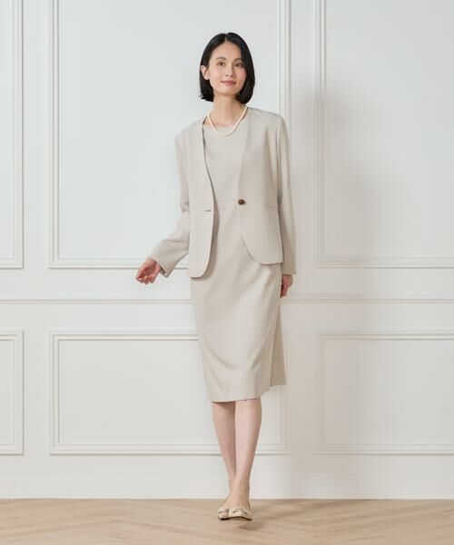 7-IDconcept / セブンアイディーコンセプト ミニ丈・ひざ丈ワンピース | 7分袖ワンピース | 詳細21