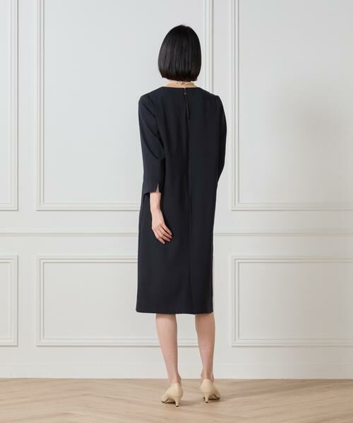7-IDconcept / セブンアイディーコンセプト ミニ丈・ひざ丈ワンピース | 《大きいサイズ》7分袖ワンピース | 詳細26