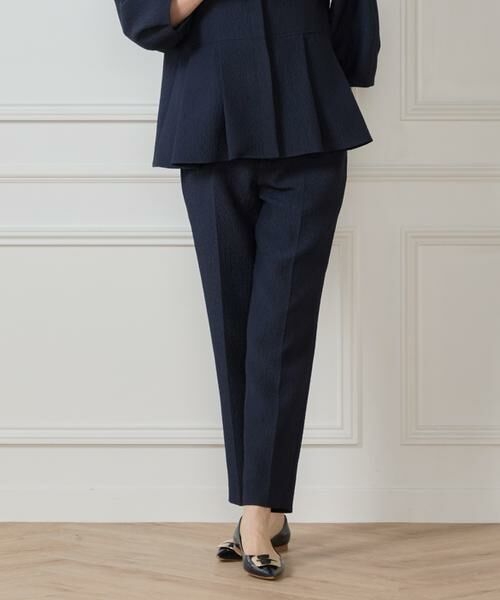 7-IDconcept / セブンアイディーコンセプト スラックス・ドレスパンツ | フクレジャカード センタープレスパンツ | 詳細1