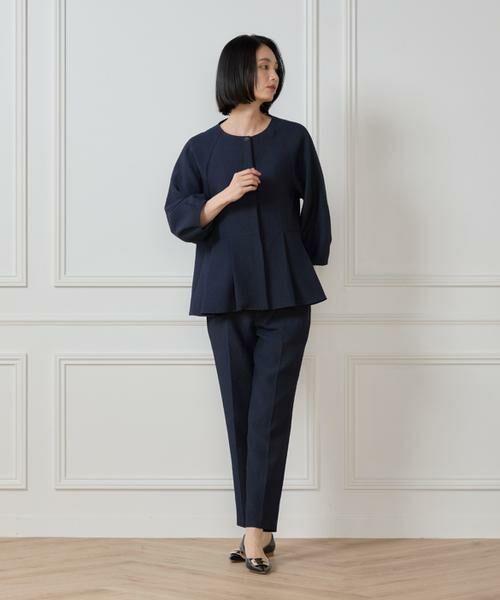 7-IDconcept / セブンアイディーコンセプト スラックス・ドレスパンツ | フクレジャカード センタープレスパンツ | 詳細3