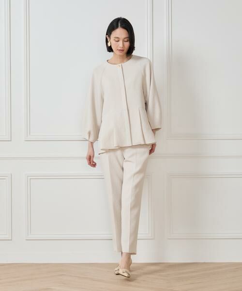 7-IDconcept / セブンアイディーコンセプト スラックス・ドレスパンツ | フクレジャカード センタープレスパンツ | 詳細7